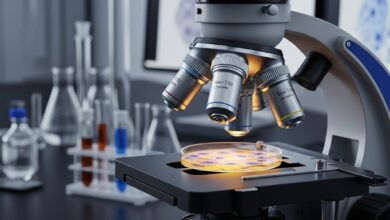 میکروسکوپ آزمایشگاهی