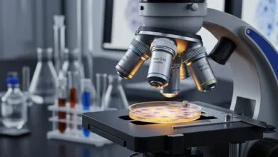 میکروسکوپ آزمایشگاهی