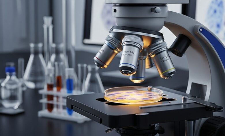 میکروسکوپ آزمایشگاهی