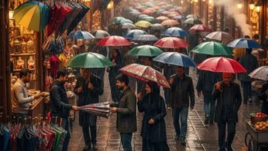 باران‌های خوب آذرماه در ایران ، بازار خرید چتر را رونق داد